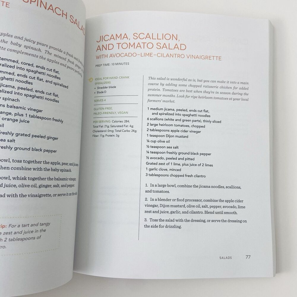 Healthy Spiralizer Cookbook : Flavorful and Filling Salads, Soups & Suppers - Picture 13 of 16